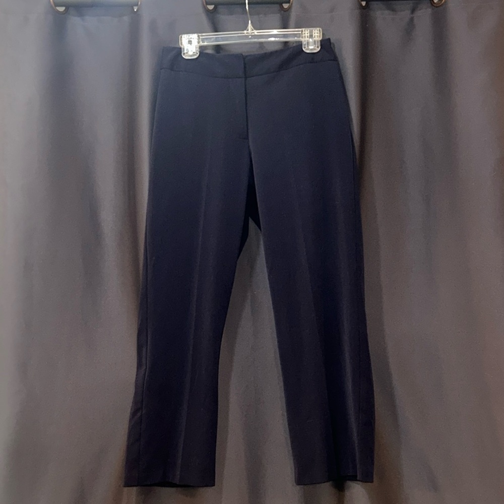 Dark Blue Investment Petite Size 6 Ankle Pants